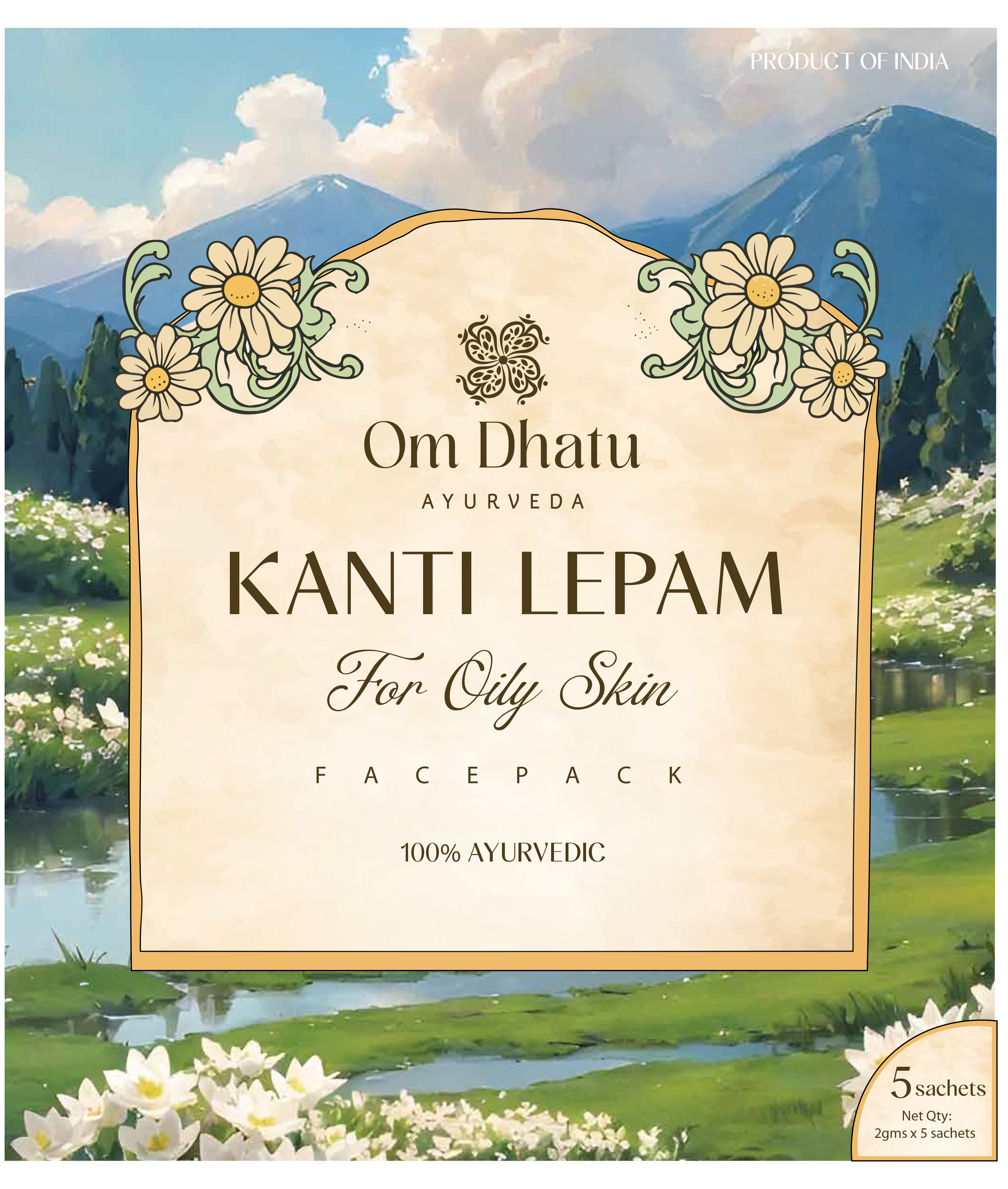Kanti Lepam Ayurvedic skincare handbook cover design by NMS Techsavants
